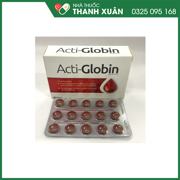 Acti - Globin giảm nguy cơ thiếu máu